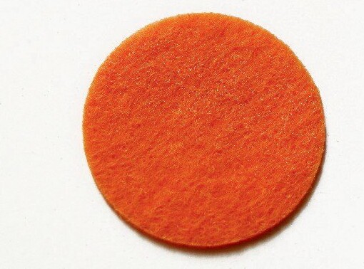 Filtrulle - Orange - Polyester Filt - 45 CM X 5 M