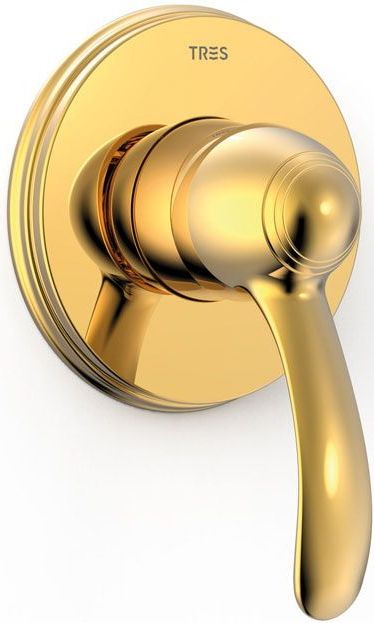 Tres - Clasic - Douchekraan - Goud - Messing