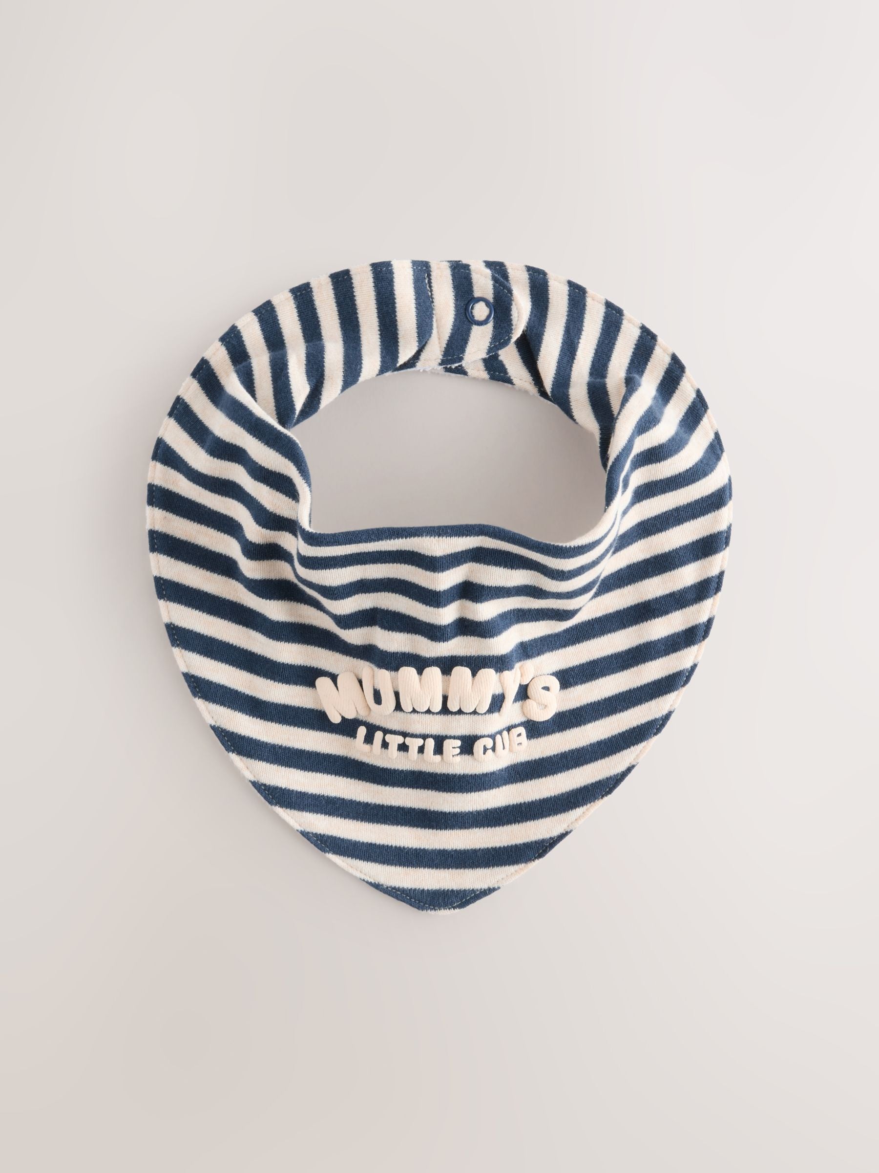 Blue Mum and Dad - Verpakking met 2 babyslabbetjes