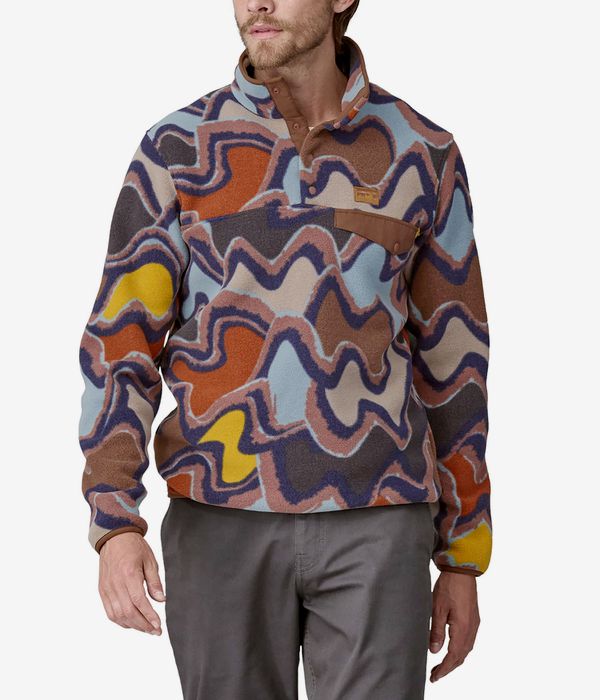 Patagonia LW Synch Snap-T Jacke (currents dulse mauve)