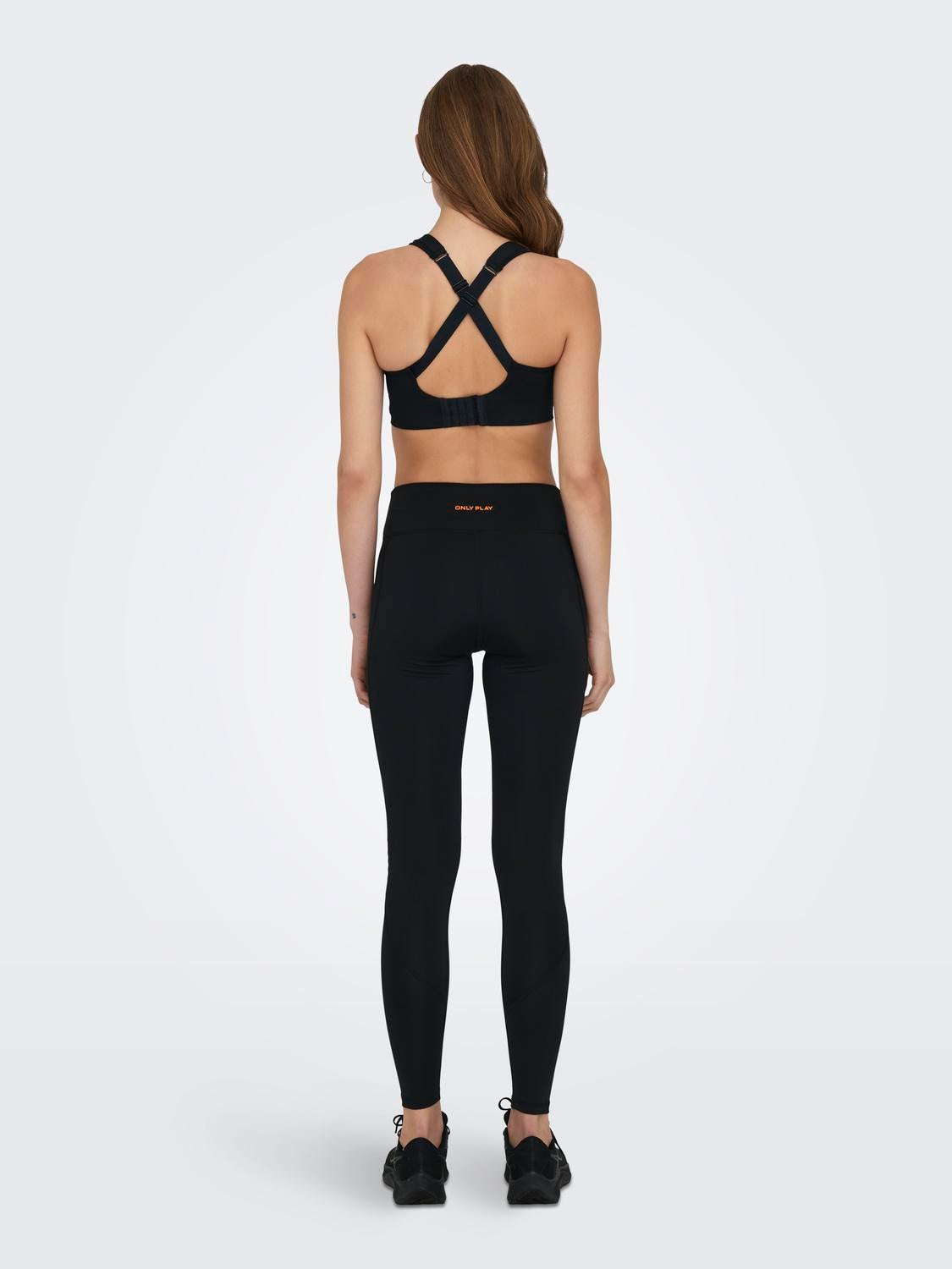 ONPJAM-SWEET-1 Hohe Taille Enger Schnitt Sportleggings Black