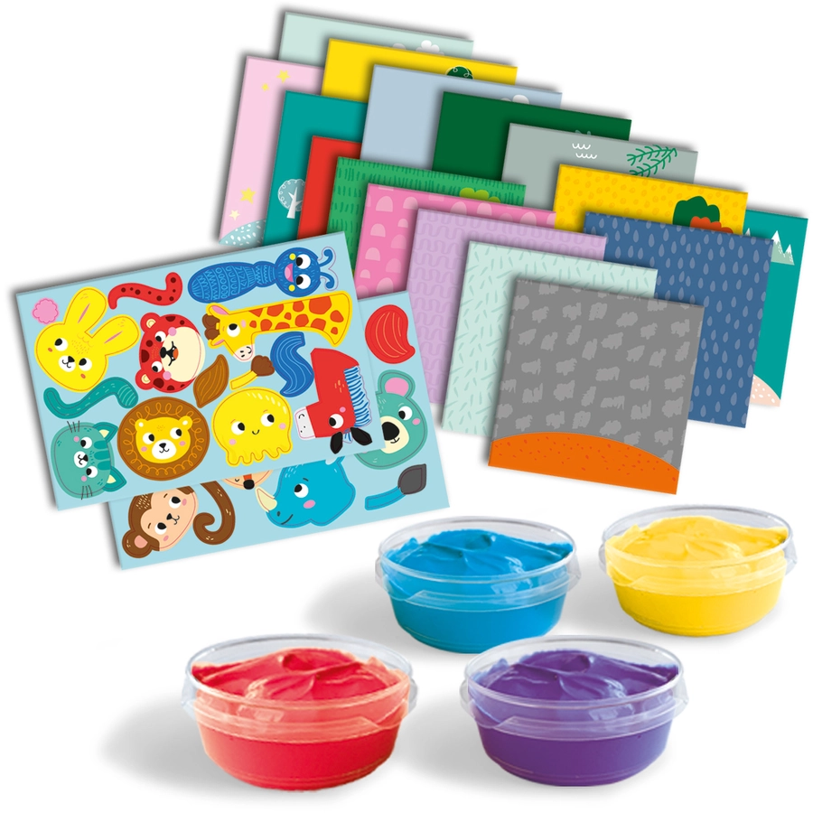 SES Creative® My first-Fingerfarbe Handabdruck Tiere