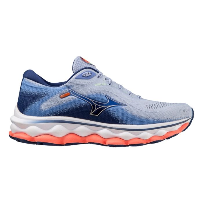Mizuno Dame Løbesko Wave Sky 7 Blå