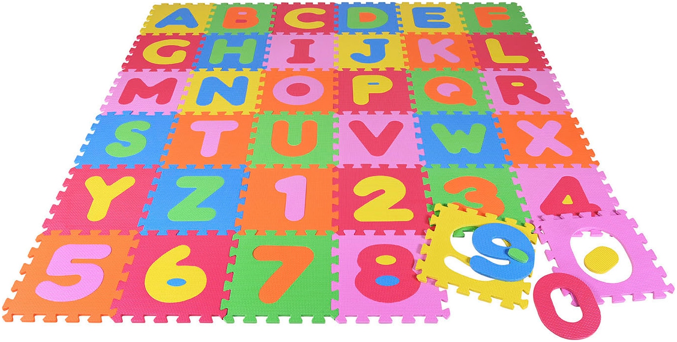 Knorrtoys® Puzzle »Zahlen und Buchstaben« Puzzlematte, Bodenpuzzle