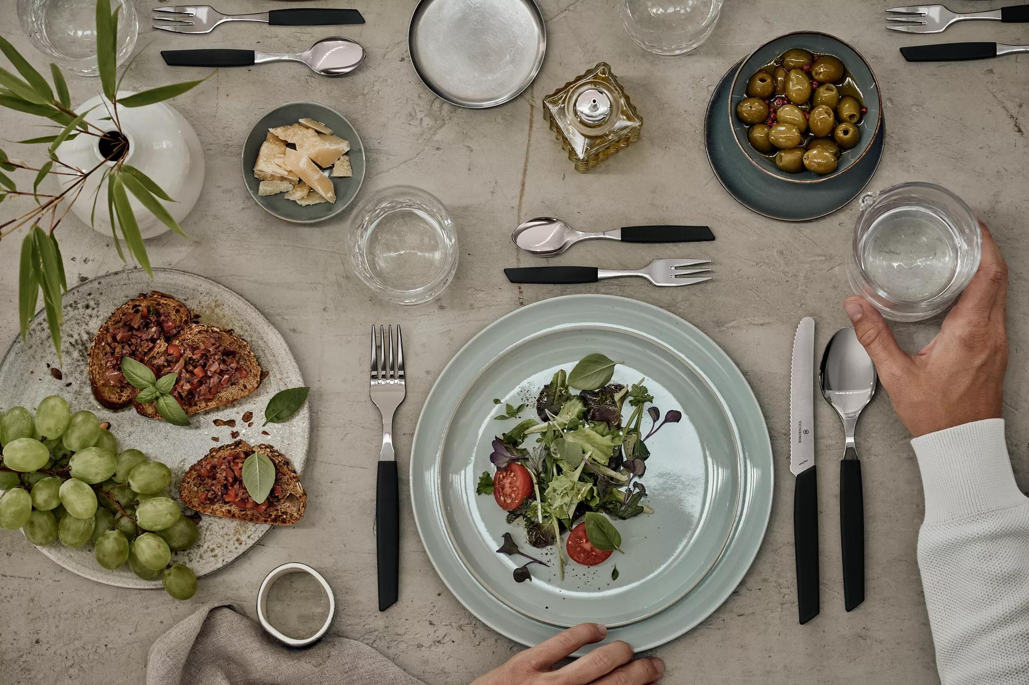 Swiss Modern Besteck, 24-teilig-schwarz