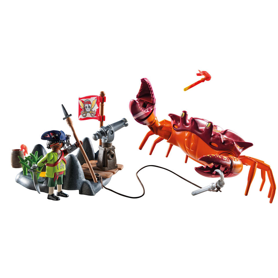 PLAYMOBIL Pirates strijd tegen de gigantische krab 71532