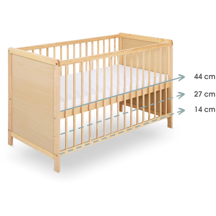 kindsgard Kinderbett godnat 60 x 120 cm natur