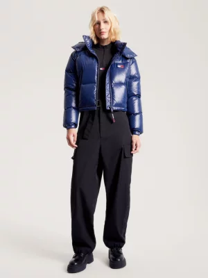 Jaqueta puffer cropped Alaska