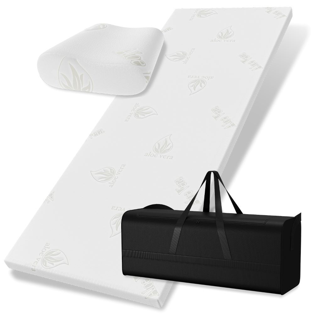 Bestschlaf Reise-Set Topper Matratzenauflage & Kissen »Aloe Vera«