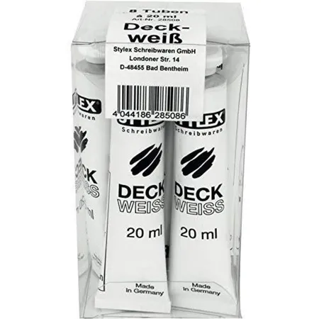 Stylex 8 Tuben Deckweiß mit je 20 ml