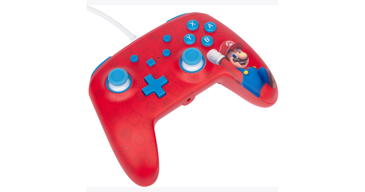 PowerASwitch Wired Controller Woo Mario  (Rood)