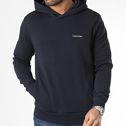 Sweat Capuche Micro Logo Repreve 9927 Bleu Marine