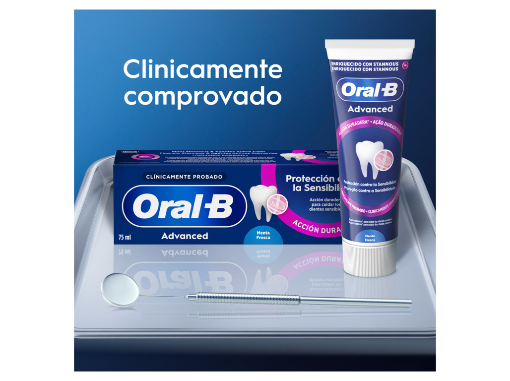 PASTA DENTIFRICA ORAL-B ADVANCED SENE MENTA 75ML