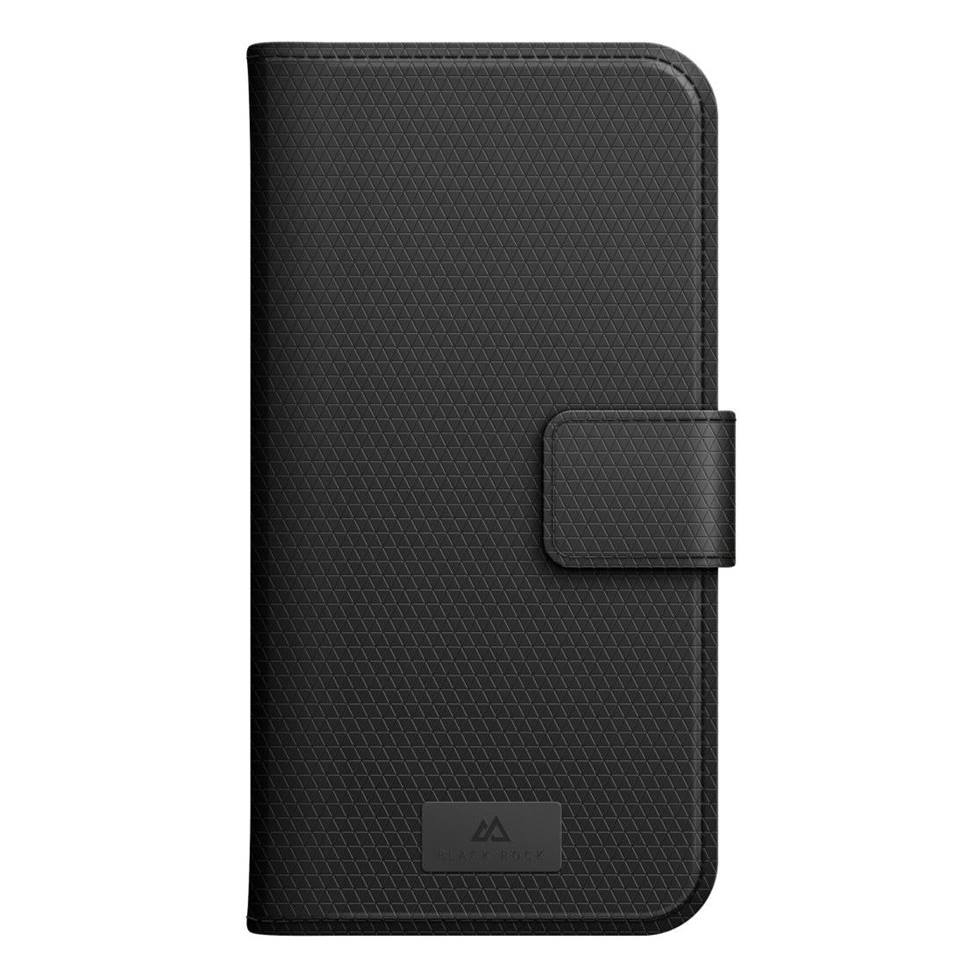 2in1 iPhone 14 Echtleder Magnet Wallet Case Tasche Flip Cover (00215179) - Schwarz