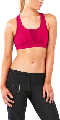 2XU X-Vent Crop Sport-BH, Virtual Pink/Mountain View
