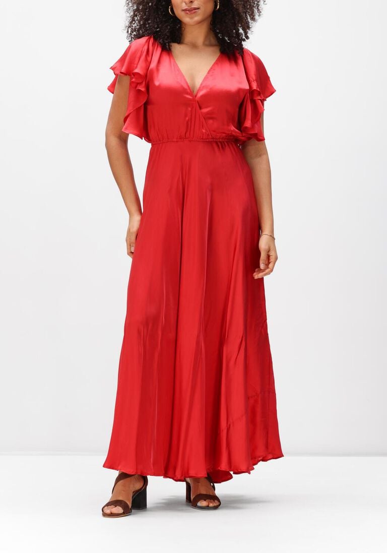 rode mes demoiselles maxi jurk cascais