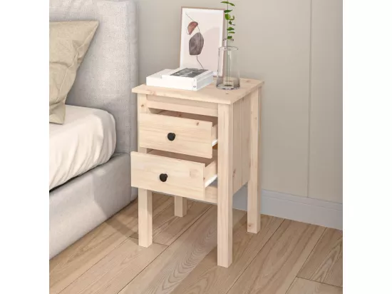 Table de chevet 40x35x61,5 cm Bois de pin massif