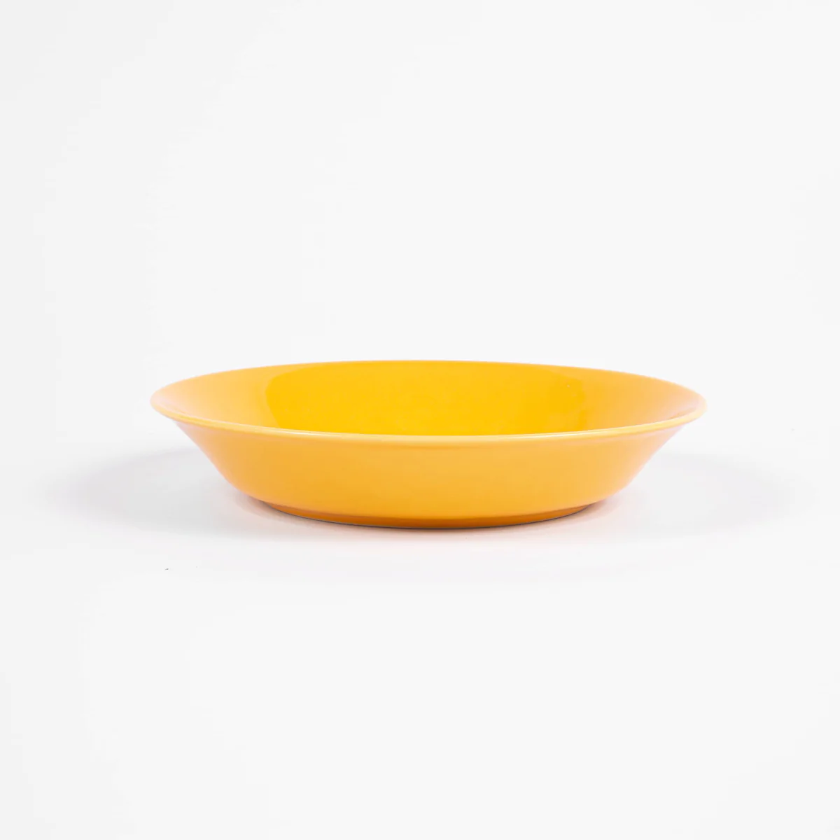 Assiette creuse ronde 19 cm jaune OGRE La Fabrique