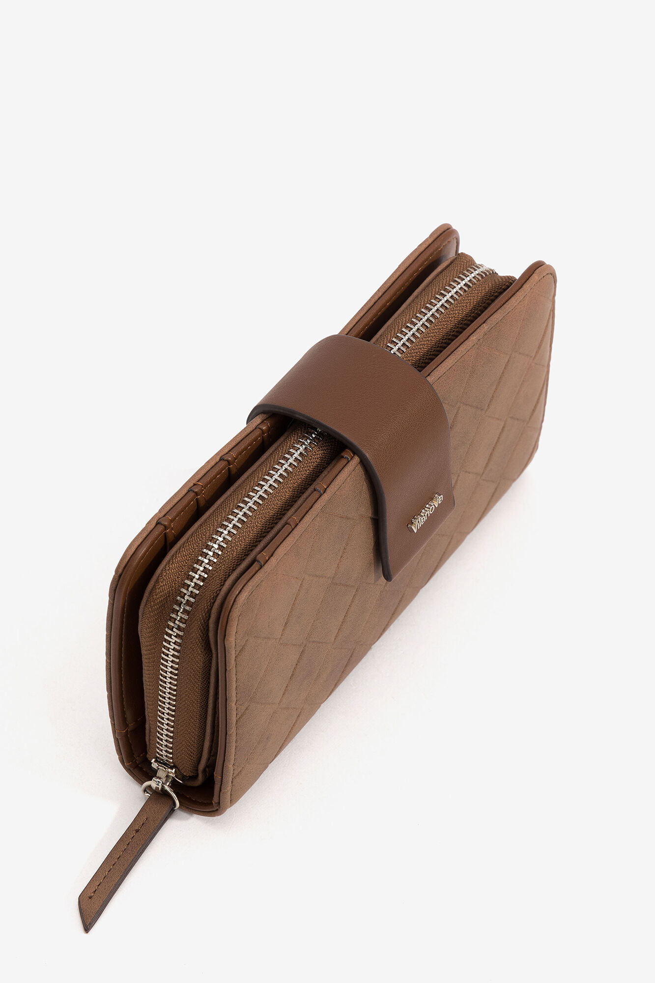 Bolsa grande texturizada - Bege