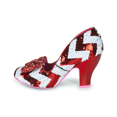 Irregular Choice - NICK OF TIME - Rouge / Blanc