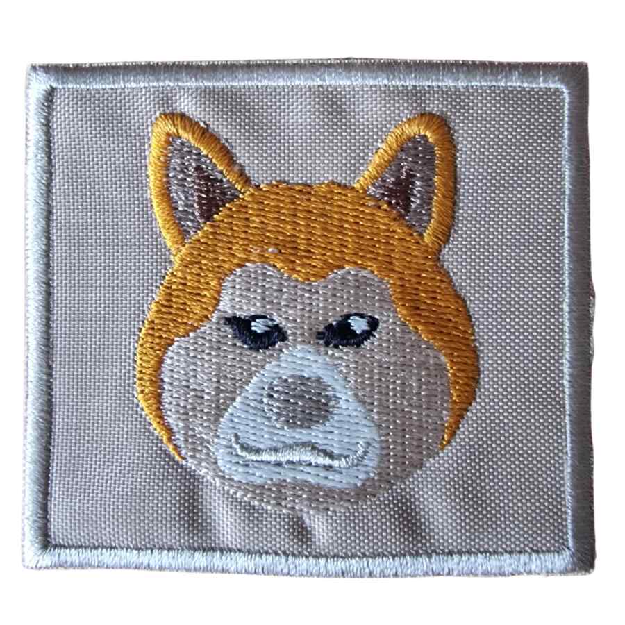 PATCH DE CACHORRO AKITA INU