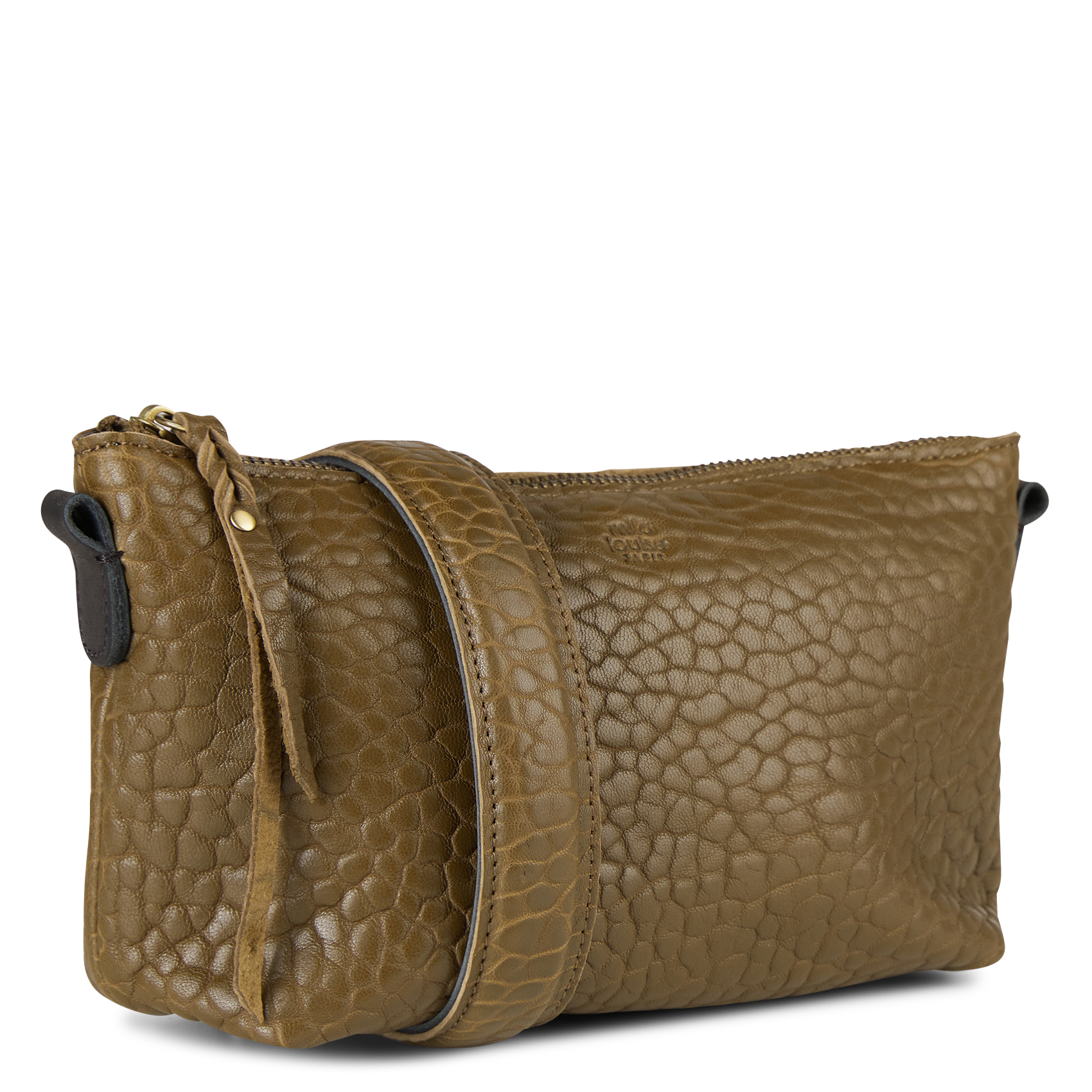 LIZ - Sac bandoulière en cuir | Kaki