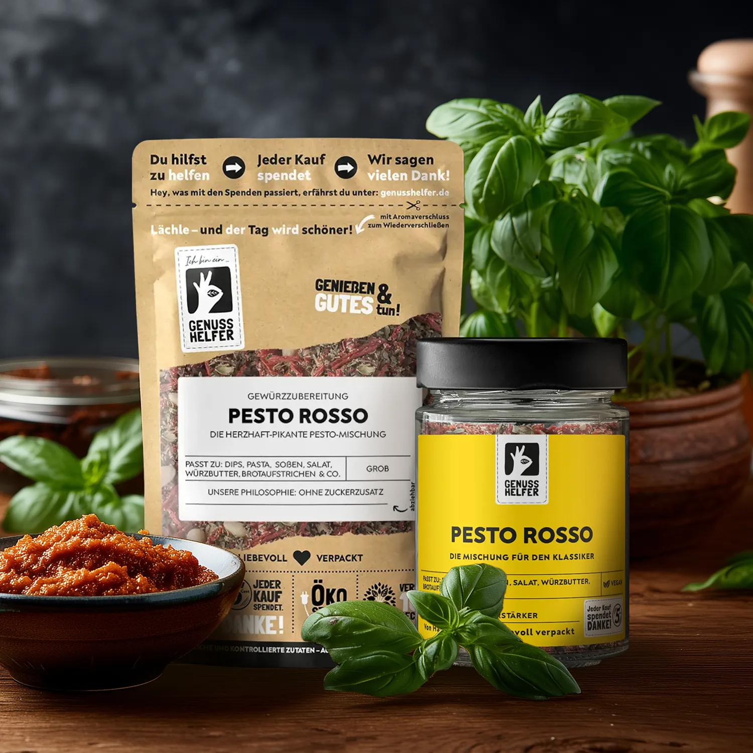 Pesto Rosso Gewürzmischung
