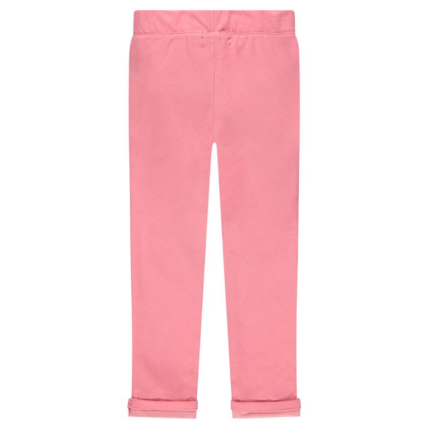 Junior - Jegging en denim like effet used - Rose