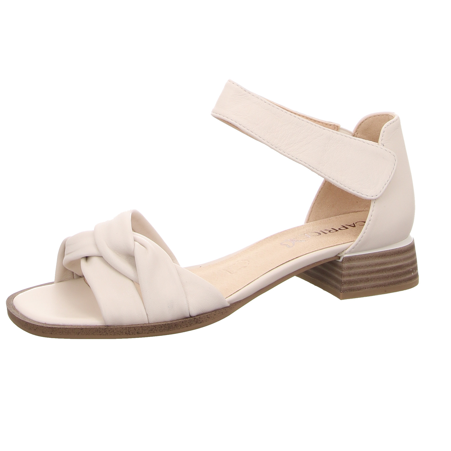 Caprice Sandaletten beige weiss/weiss kombi