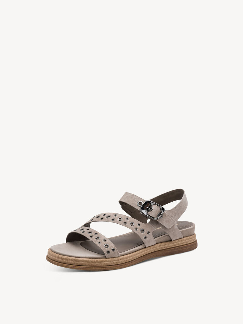 Leren Sandaaltje - beige