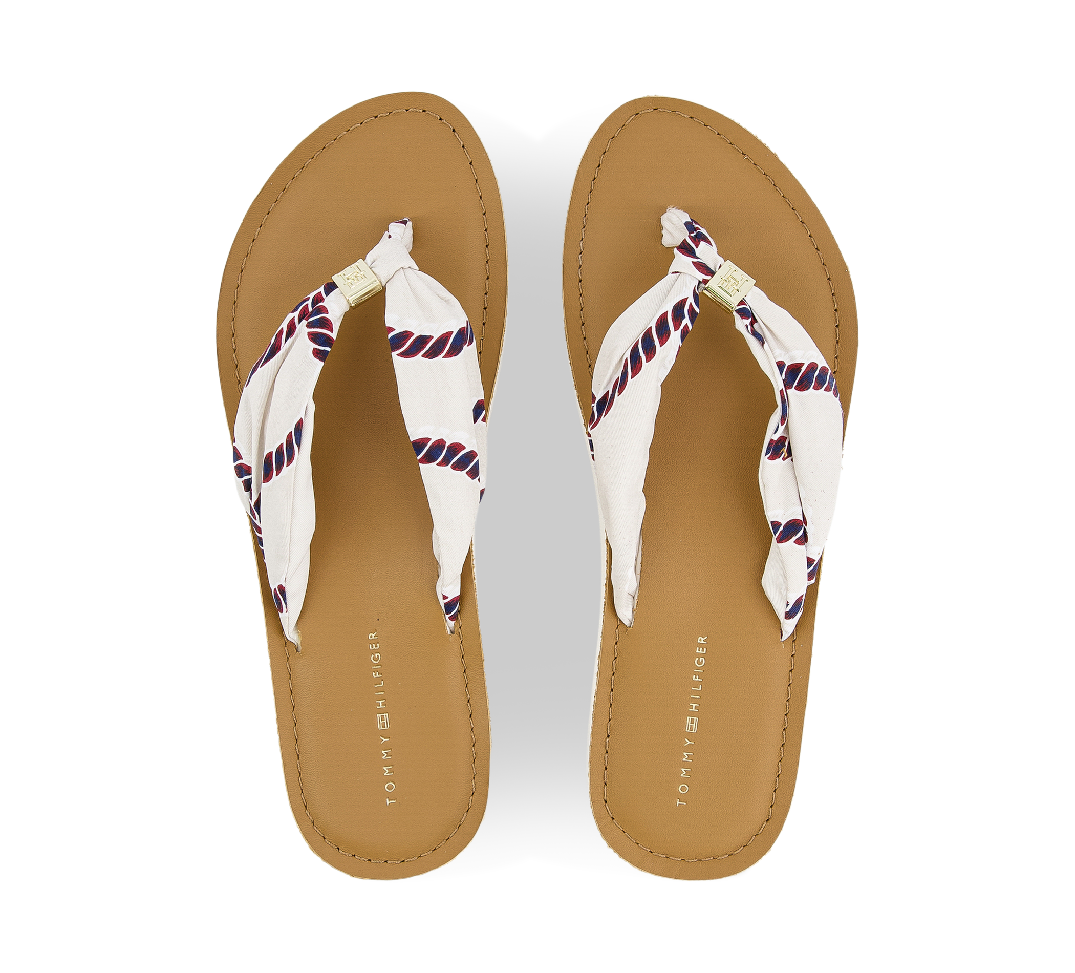 Tommy Hilfiger Th Elevated Beach Sandal Print - Flip Flops