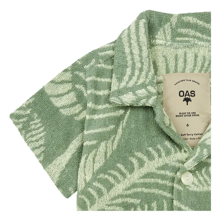 OAS Chemisette Banana Leaf Cuba Eponge | Vert