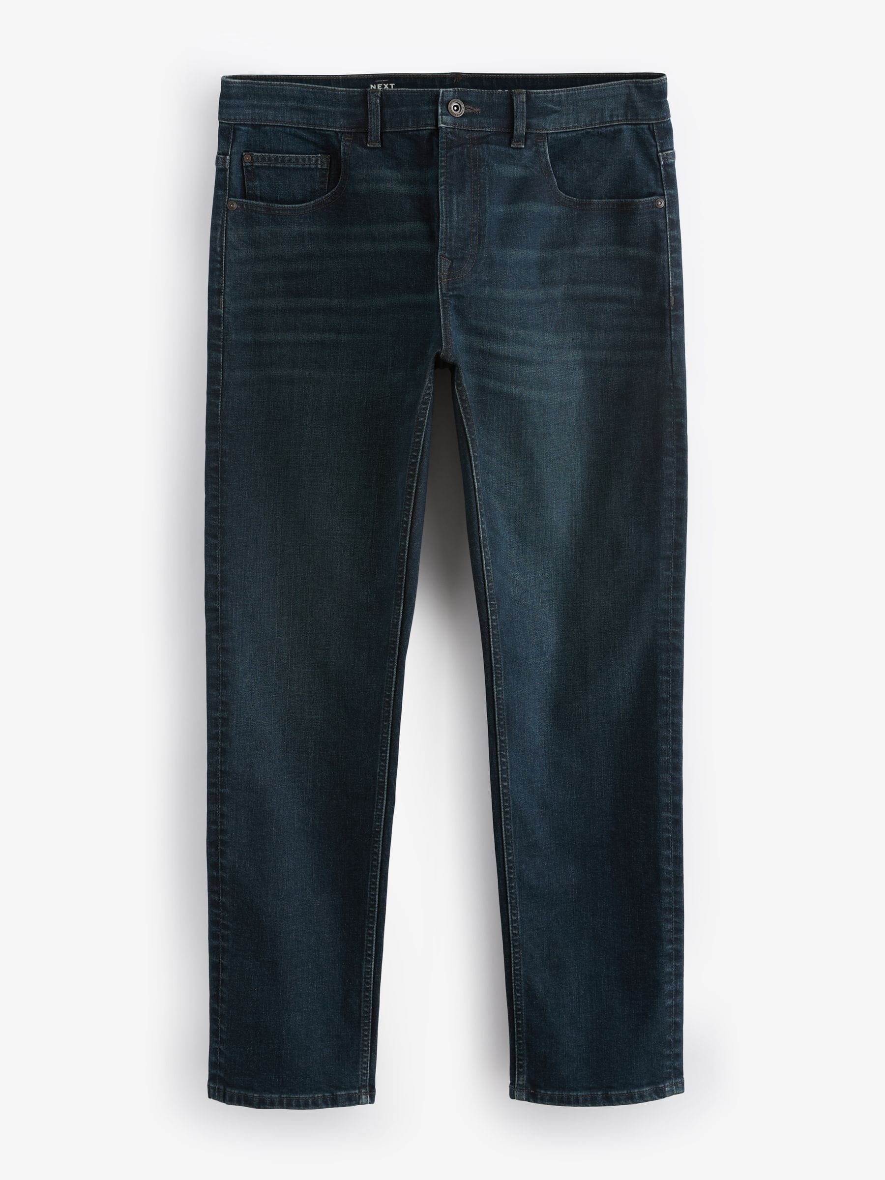 Donkerblauwe wassing - Enkele - Slim fit klassieke stretchy jeans