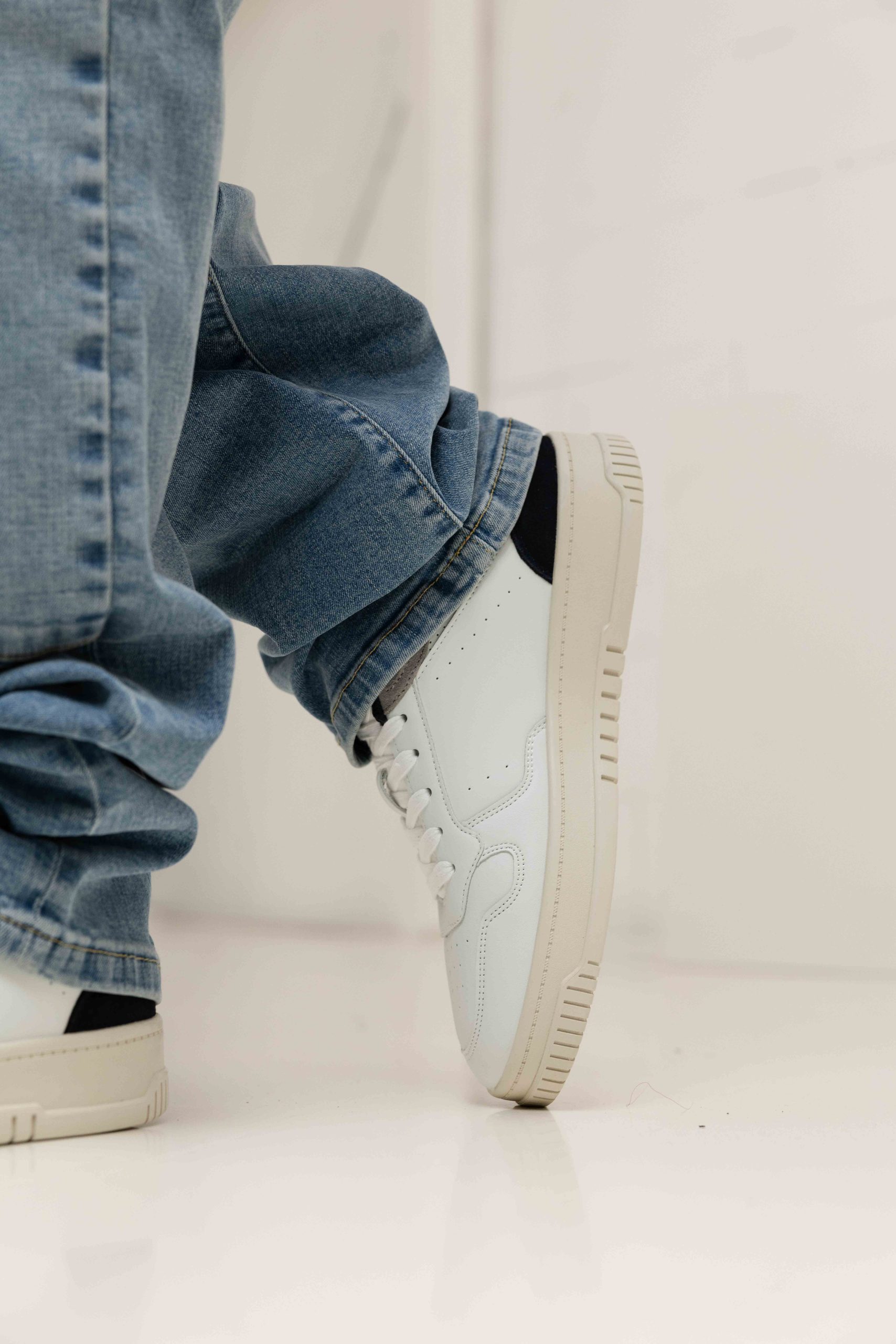 Lyle & Scott Culross 01 Sneakers Heren Wit/Rood/Blauw