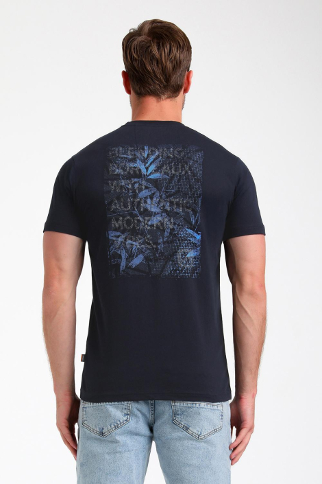 Gabbiano blauwe heren t-shirt