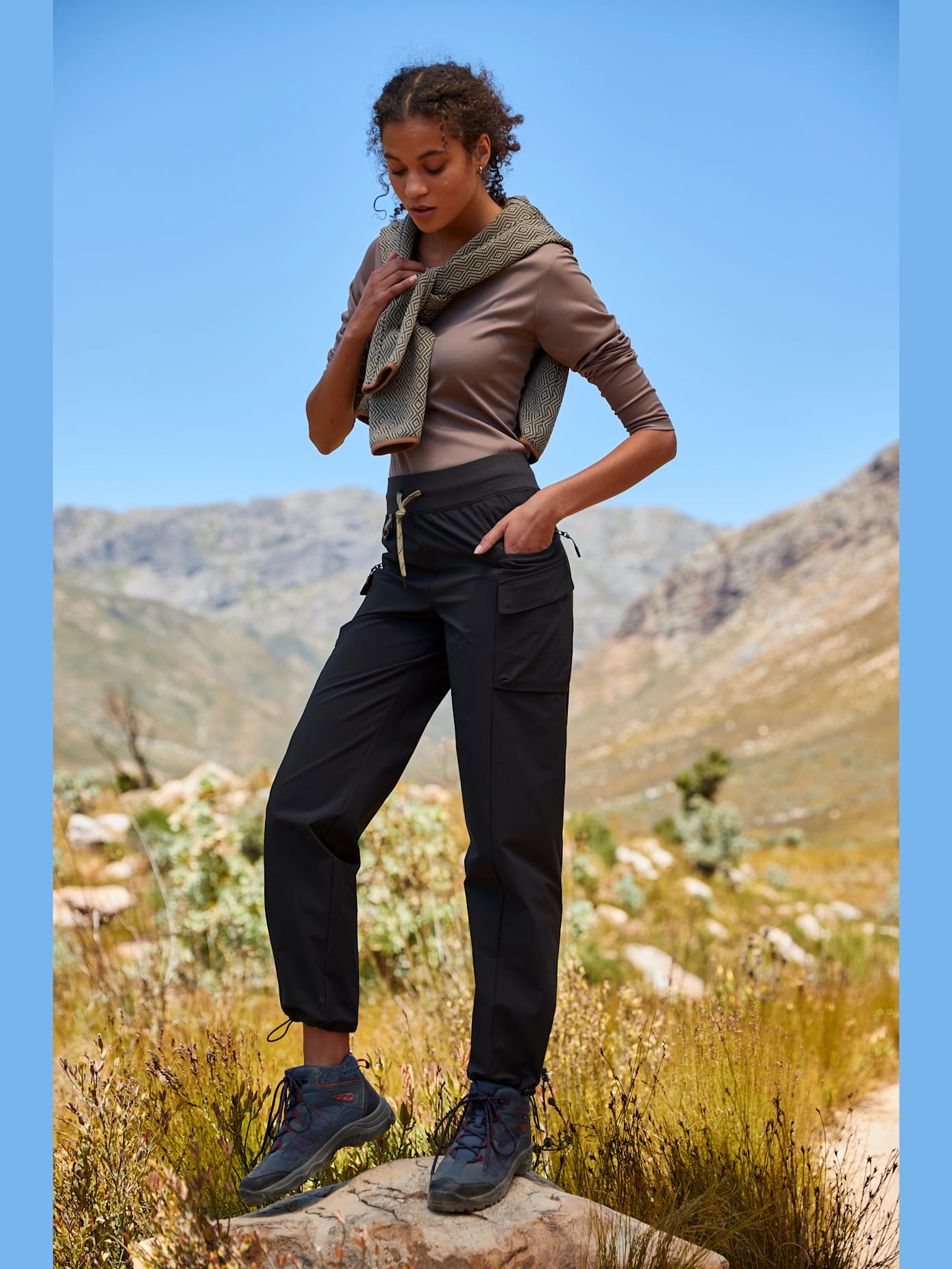Pantalon de trekking facile à enfiler