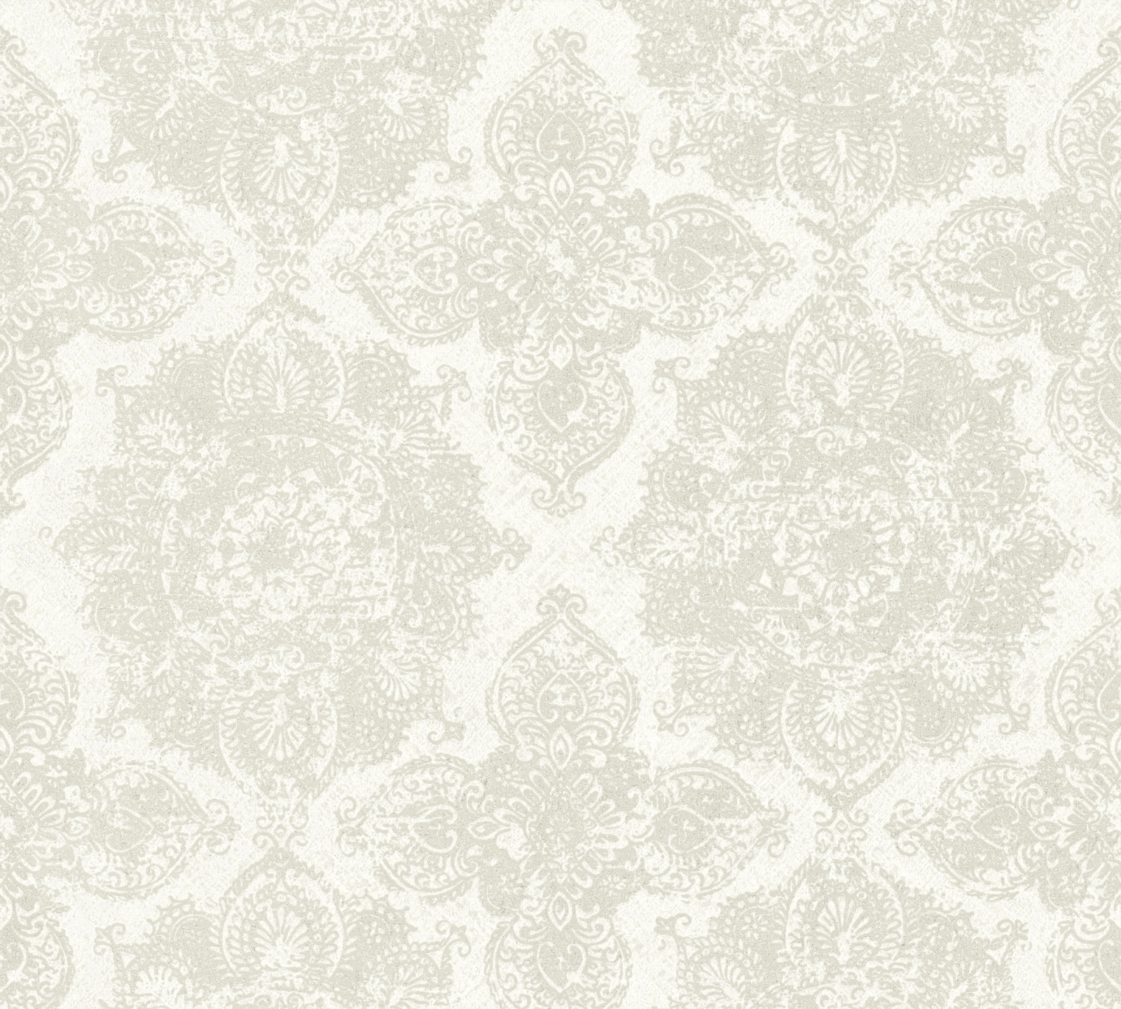 Vliestapete - BOHO LOVE - Ornamente - metallic-beige-grau - 10 Meter