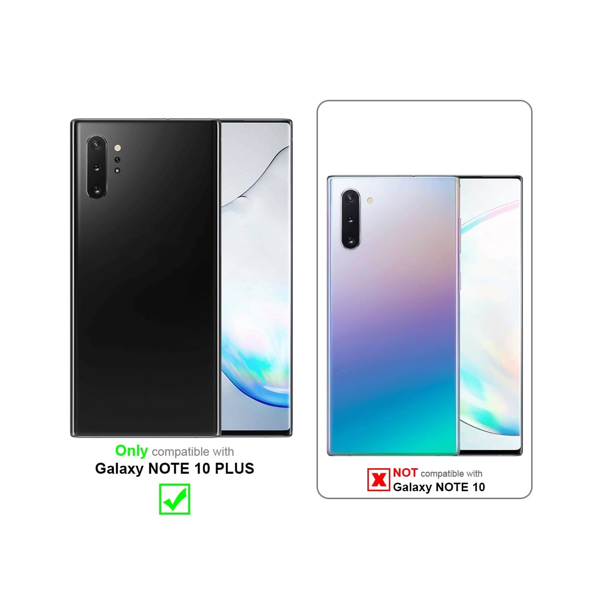 Samsung Galaxy NOTE 10 PLUS Skjermbeskytter Skärmskydd