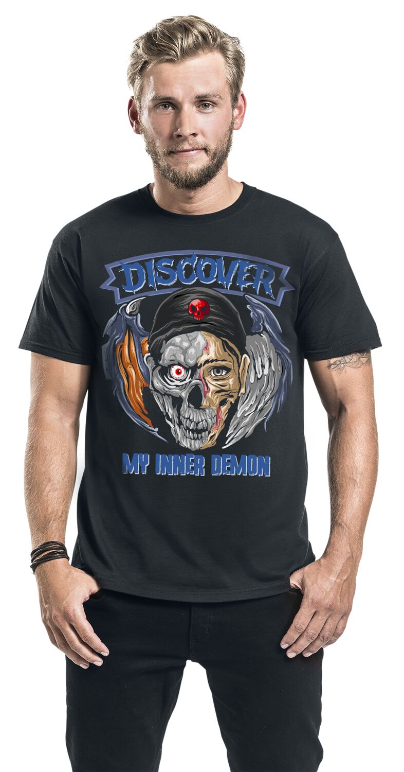 Discover My Inner Demon | Slogans T-Shirt Manches courtes