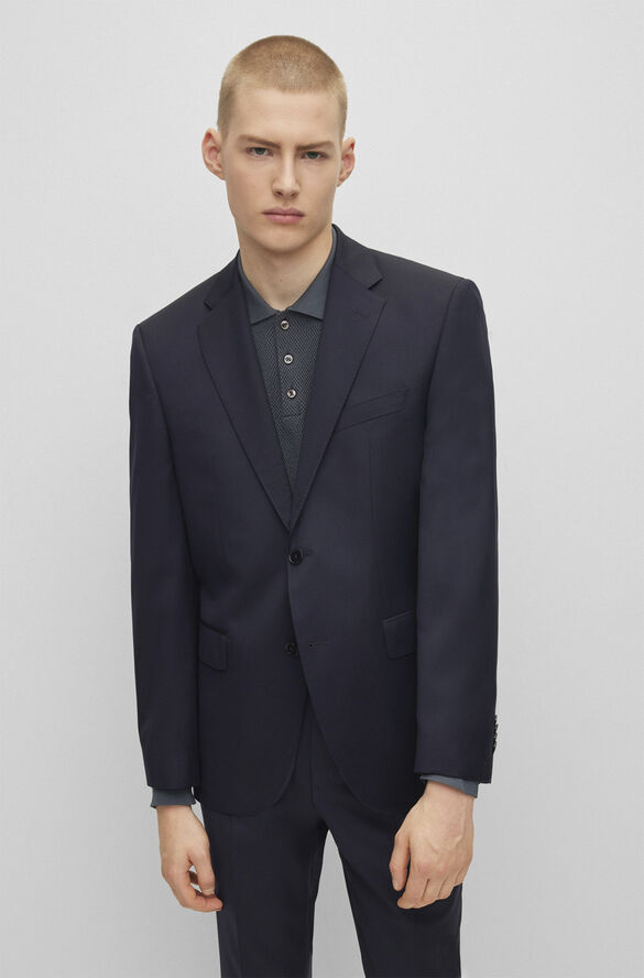BOSS BOSS Men Business Clothing Jackets Blå