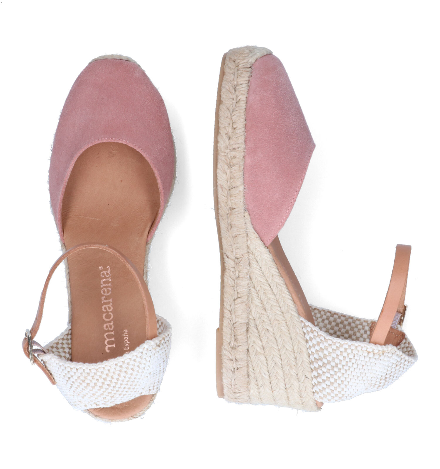 Pumps met bandje roze