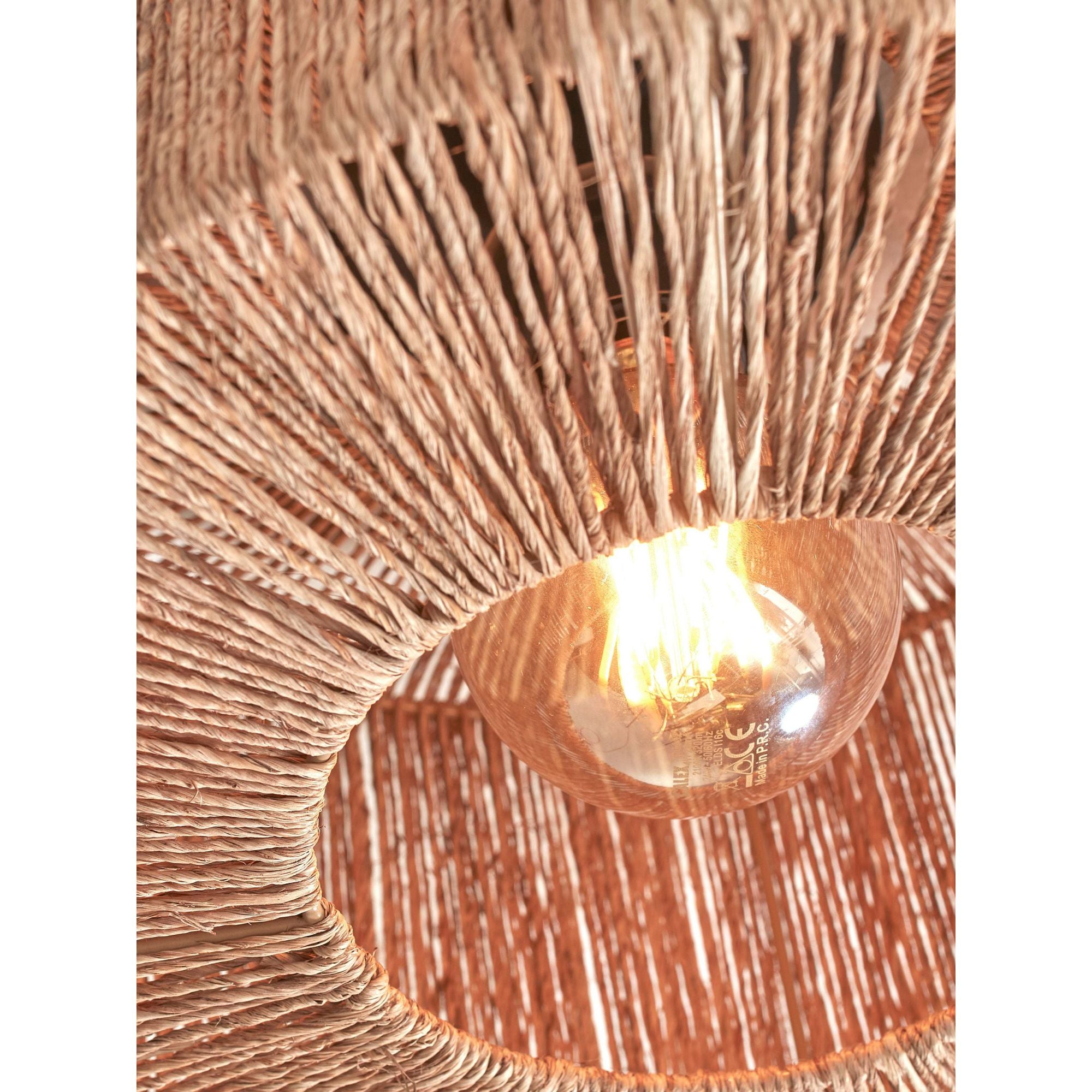 GOOD&MOJO Plafonniere Iguazu - Jute - Ã30cm