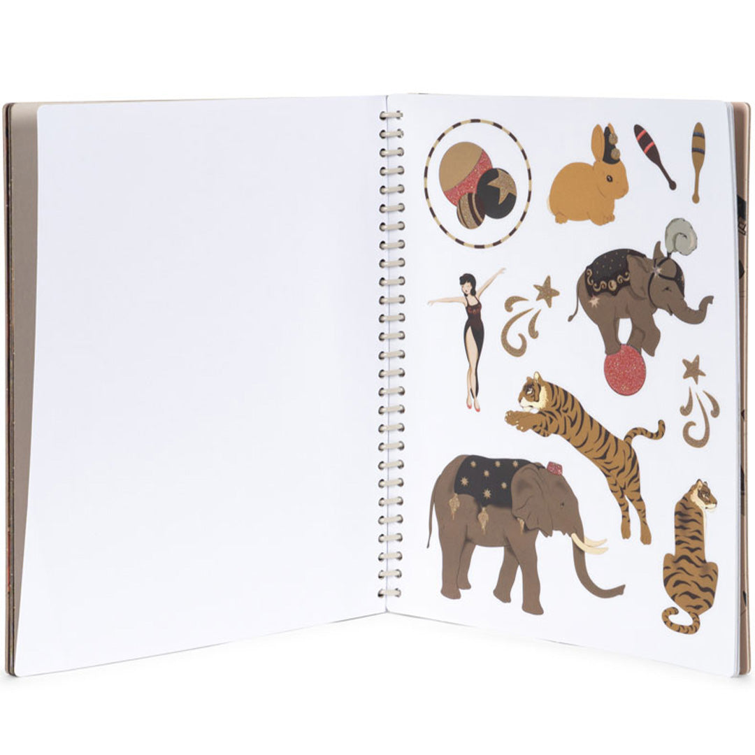 Konges sløjd stickerboek - circus