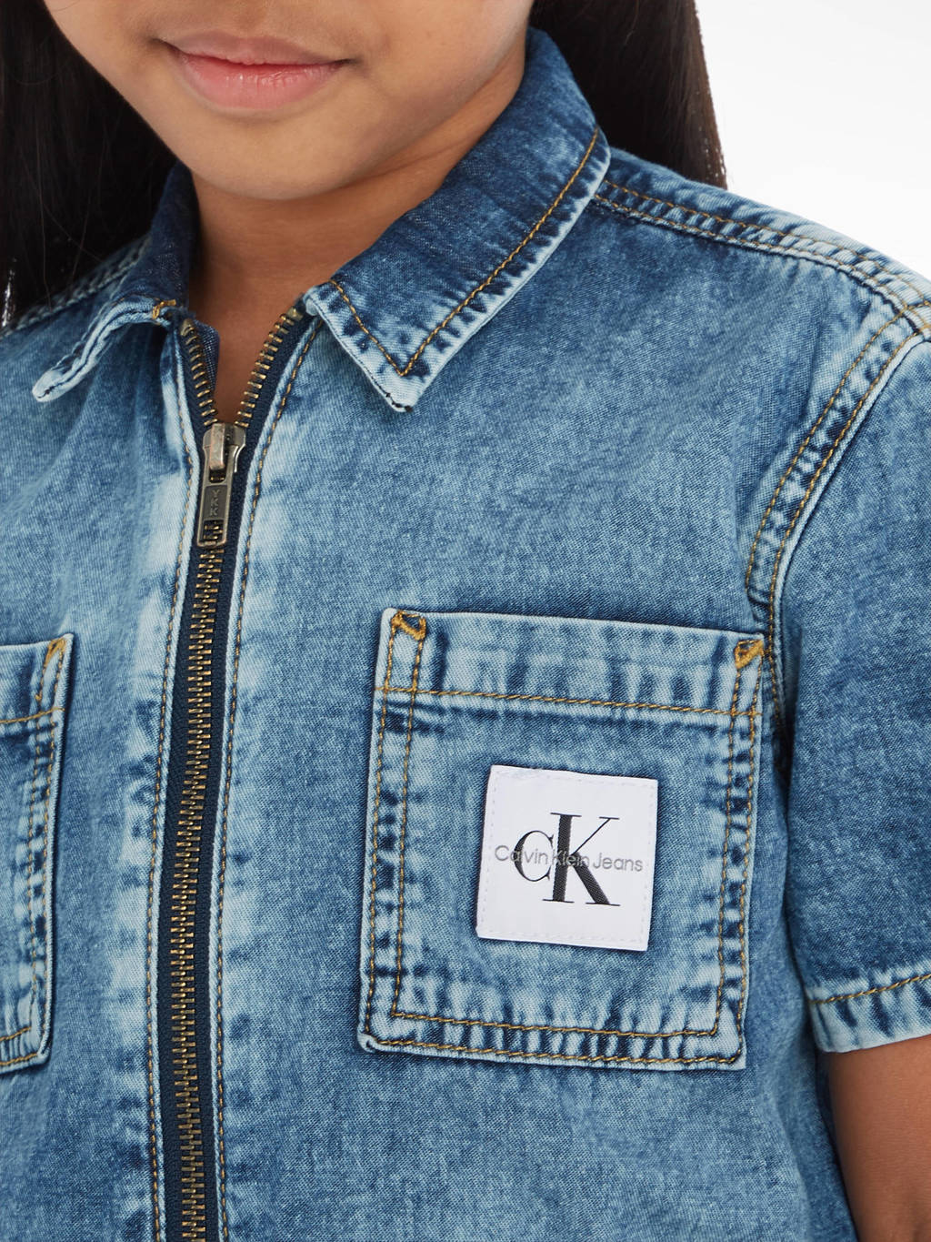 CALVIN KLEIN JEANS playsuit light weight blue