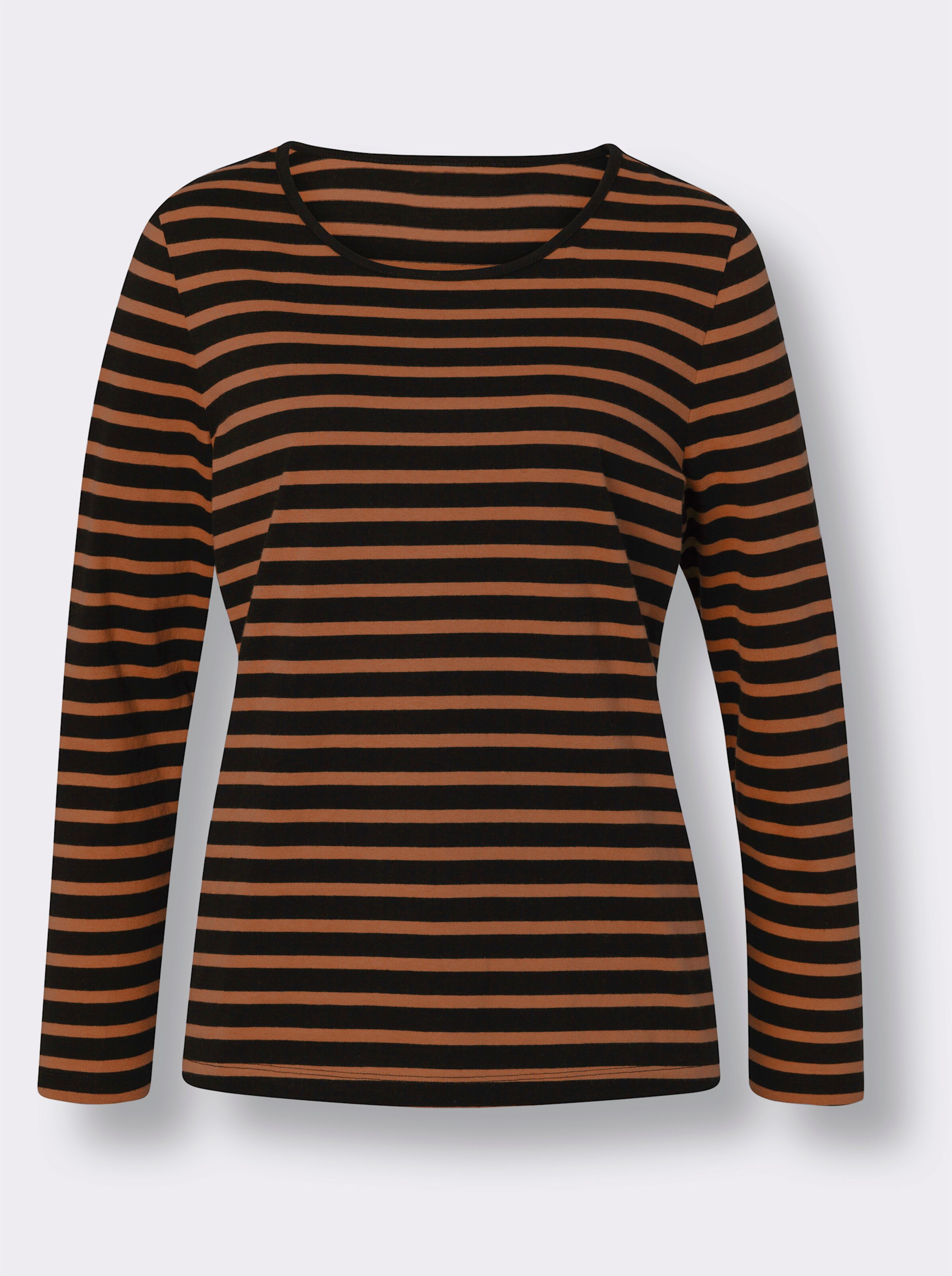 Ringelshirt mit langen Ärmeln