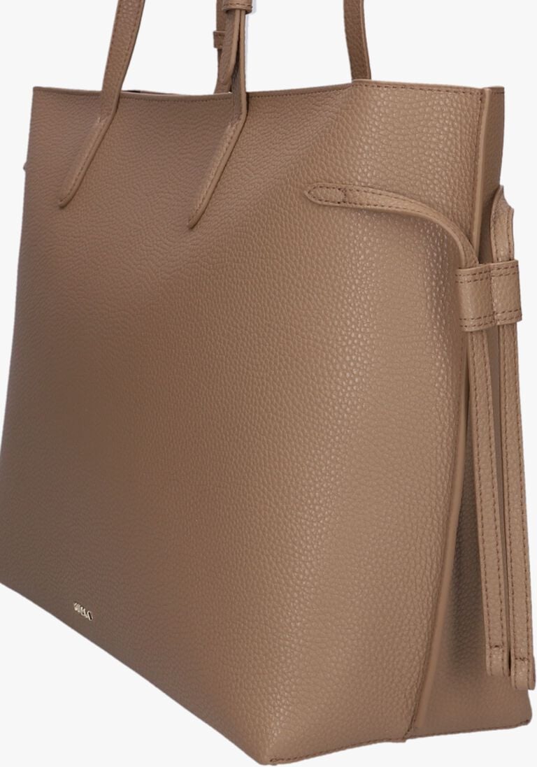 taupe furla schoudertas ava l tote