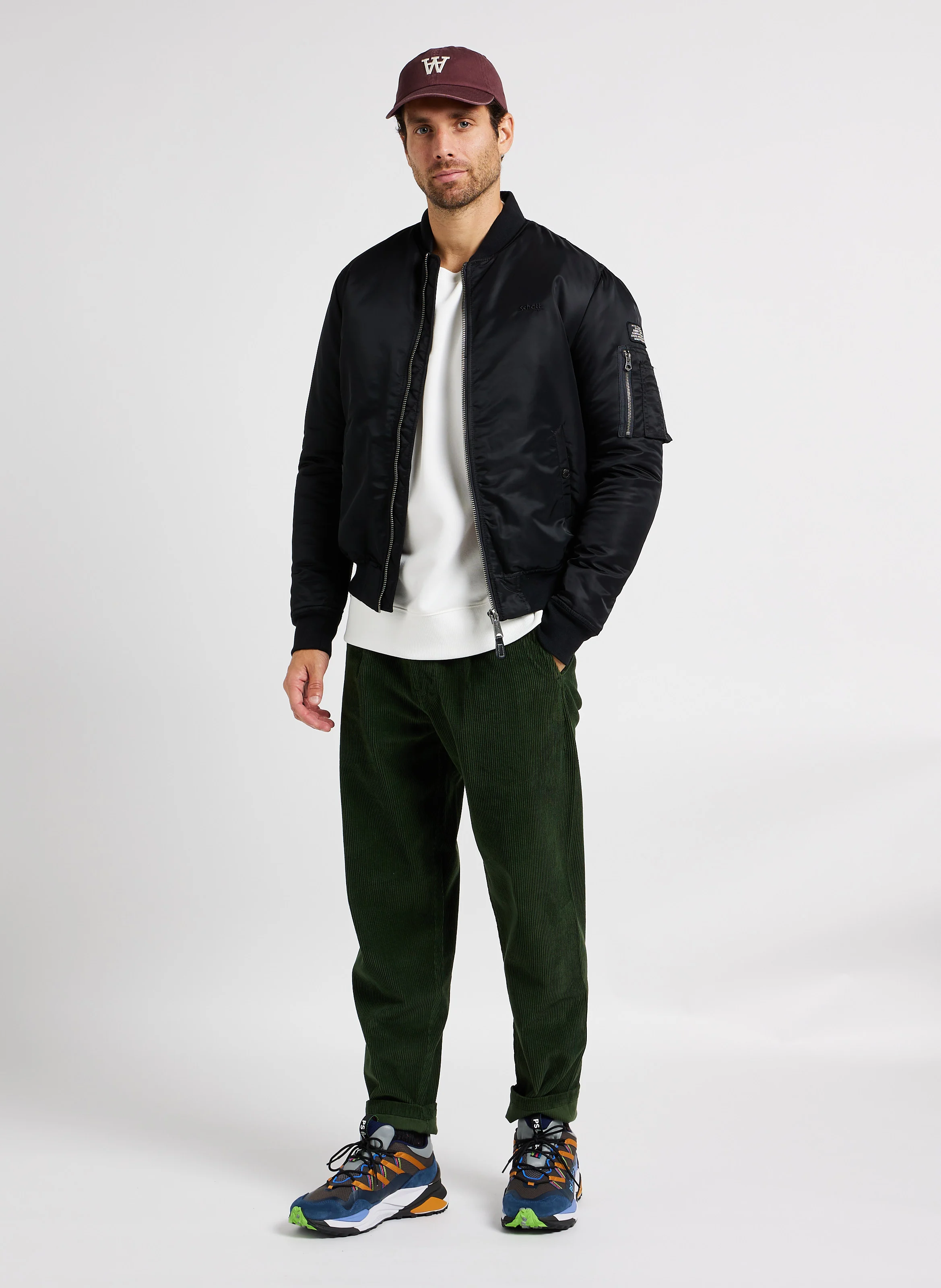 WOTAN - Pantalon droit en coton biologique | Vert