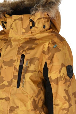 Lindberg Camo Vinterjakke, Yellow