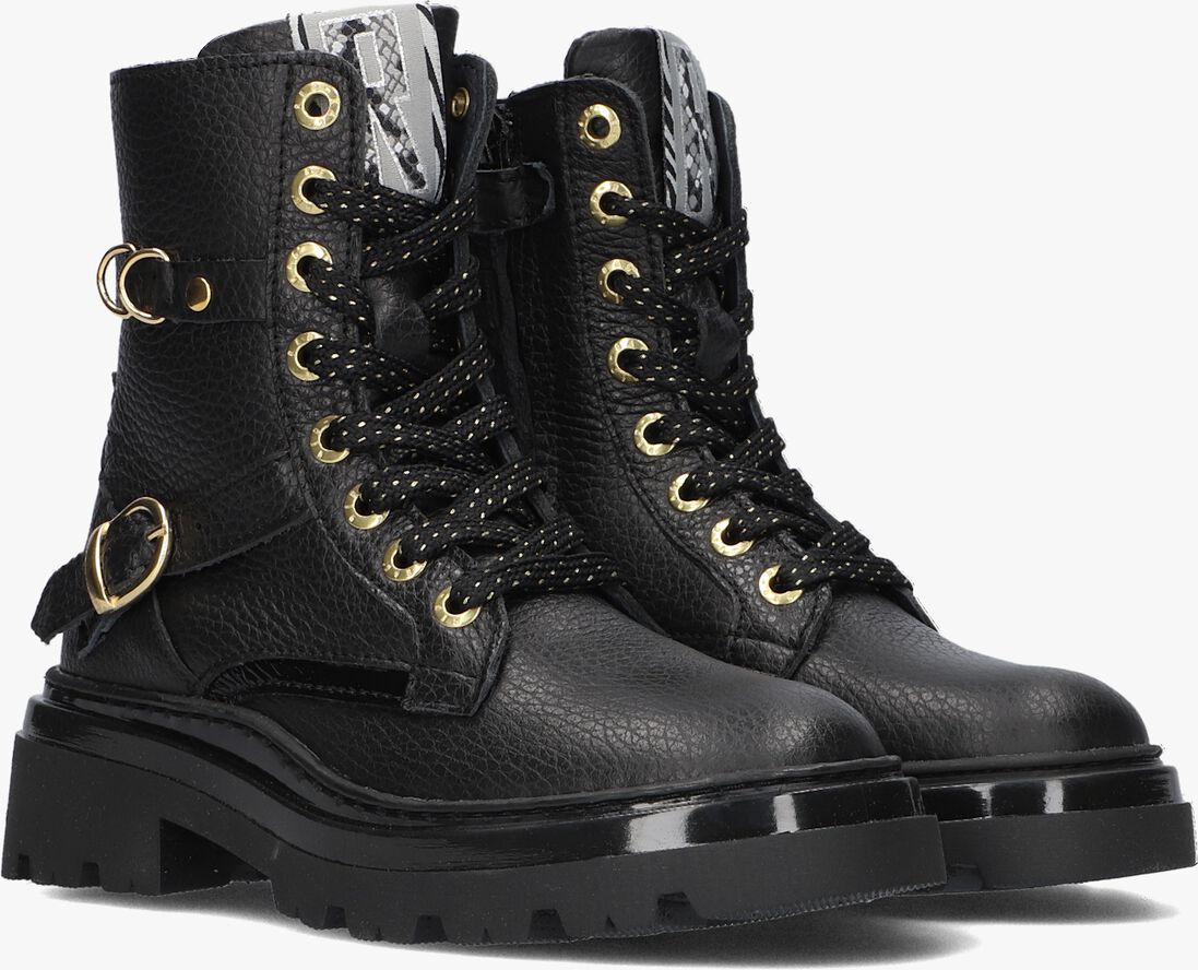 RED-RAG zwarte red-rag veterboots 12462