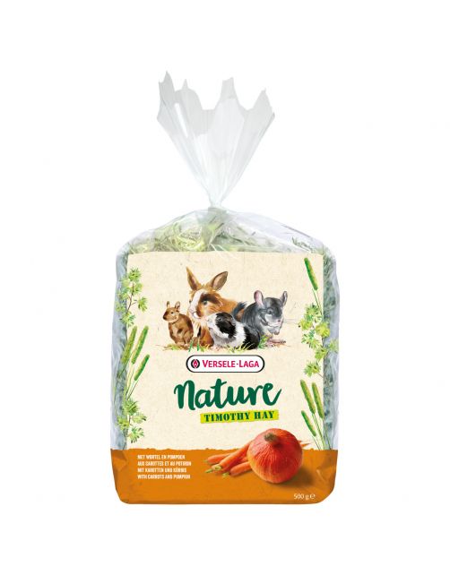 Versele-Laga Nature Timothy Hay - Ruwvoer - Wortel Pompoen 500 g